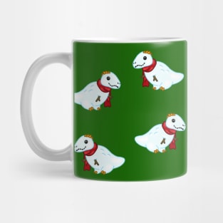 Christmas Snowman Dinosaur Mug